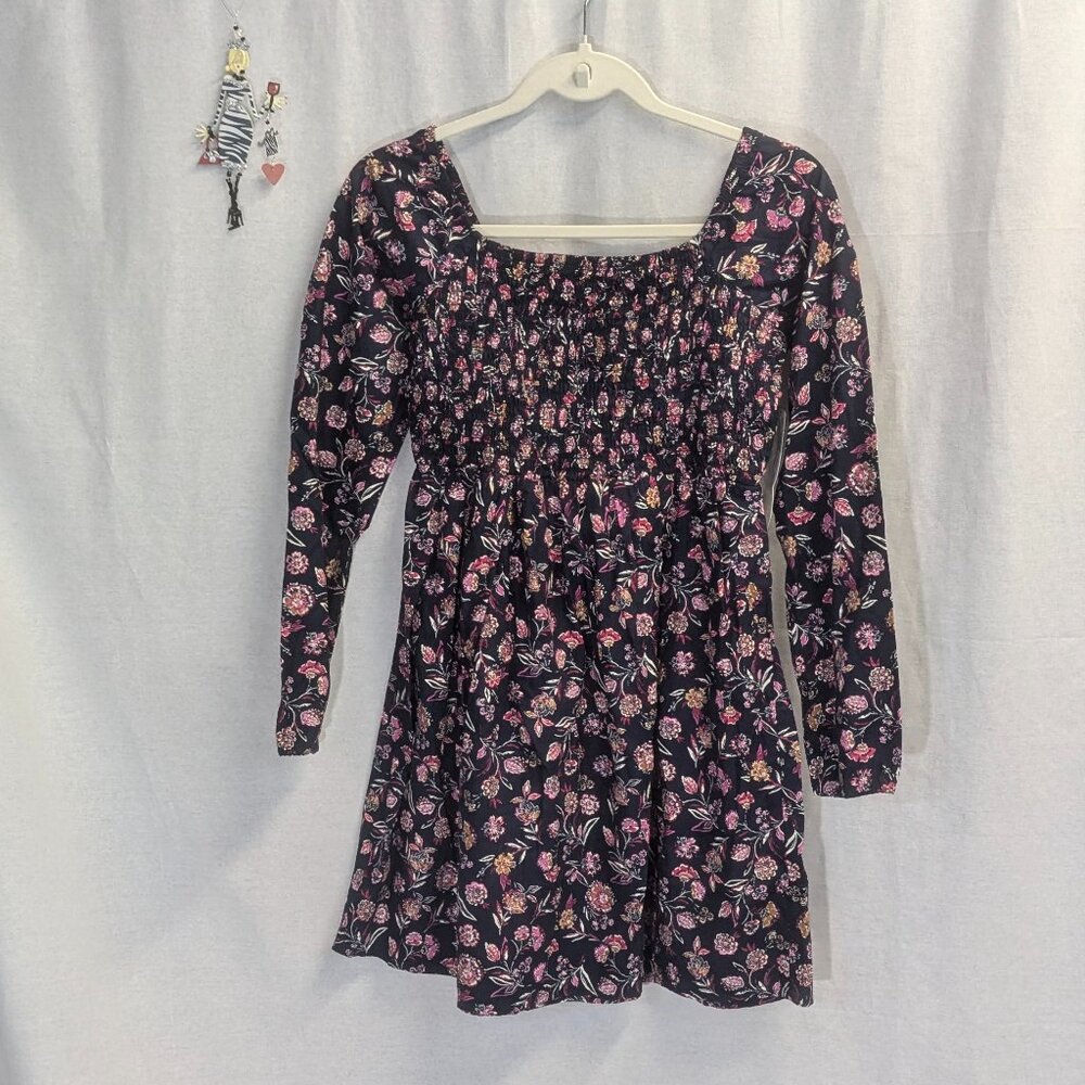 NWT Gap Kids Size XL/14-16 Navy Floral Dress